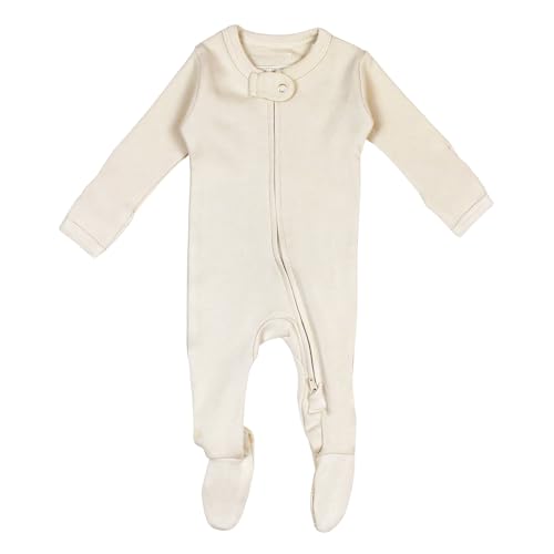 Image of L'ovedbaby Baby Organic 2-way Zipper Footie