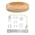 Arturesthome Wooden Ceiling Canopy Kit with Hardware, Handmade Natural Wood Ceiling Plate for Pendant Light or Hanging Lights, DIY Chandelier Fixture - Wood 12cm