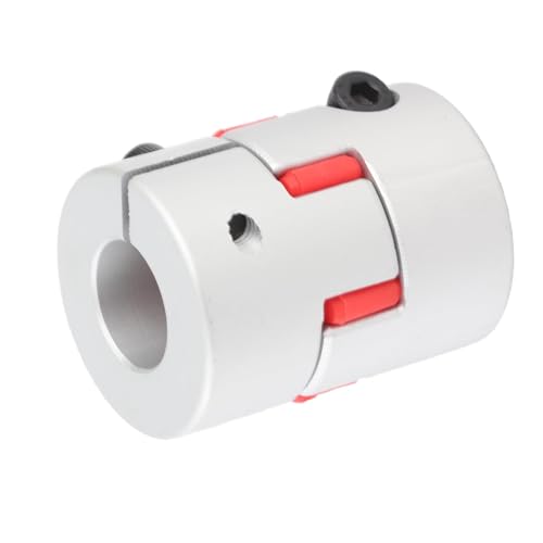 Pflaumenförmige Elastische Kupplung Kupplung Aluminiumlegierung Pflaumenkupplungswelle Verbinden für Schrittmotor(10mm-12mm)