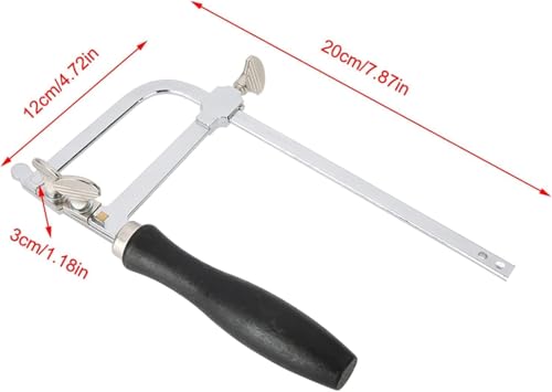 Miniatura 3 de Sierra De Sierra De Arco En Forma De U Ajustable En Forma De Bricolaje Herramientas De Mano Para El Arte De La Joyería Profundidad De Corte 0,80 Mm