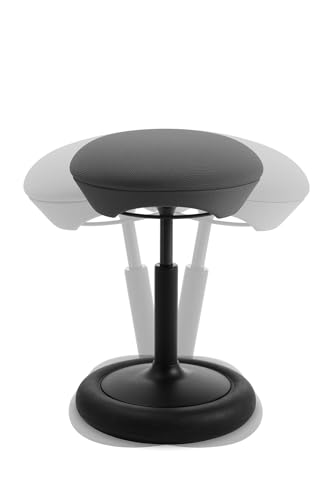 Image of Topstar SITNESS HOP Ergonomic Stool with Three-Dimensional Movement Sitness Technology Made in Germany Colour: Black /Anthracite