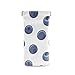 HUSSRITY Eyeglasses Case Blueberry Pattern Sunglasses Pouch Soft PU Leather Squeeze Top Eyeglass Holder Portable Glasses Case For Women Men