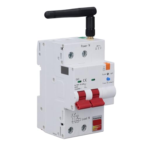 Disjoncteur intelligent 2P 63A YWBL-WH AC230V avec contrôle par application domotique