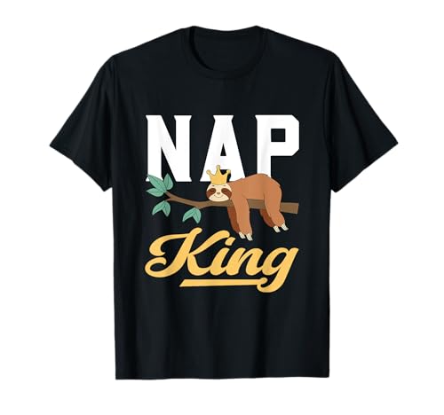 Power Nap King - Pijama para dormir para dormir Camiseta