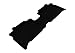 3D MAXpider Custom Fit Kagu Floor Mat (Black) for 2004-2009 Lexus RX330/350-2ND Row
