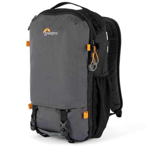 Lowepro Trekker Lite BP 150 AW 18.5L Mochila para cámara y portátil, negro/gris, Negro /Gris