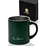 SaintGraal(セイントグレイル) マグカップ タンブラー 真空断熱 蓋付き 保温 保冷 ステンレス マグ コップ 食洗機対応 クリスマスプレゼント 父の日 ギフト コーヒーカップ 360ml (グリーン)