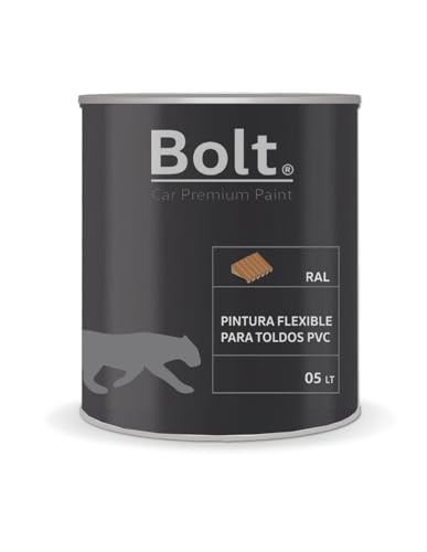 Bolt Spray Premium Paint Pintura Flexible Para Toldos PVC Carta Ral 5 Lt (RAL 7010 Gris lona)