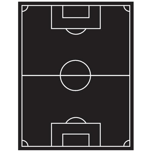 Sticker ardoise terrain de foot effaçable pour chambre propre sans poussière de craie
