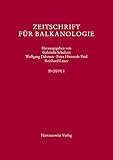  Zeitschrift für Balkanologie 55 (2019) 1