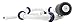 ATIE 280 380 480 180 Pool Cleaner Sweep Hose Complete B5 Replacement for Zodiac Polaris 180 280 380 480 Pool Cleaner Sweep Hose Complete B5 B-5