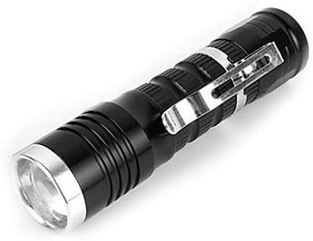ZHISHUNJIA B26 80lm 1 x LED White Light Telescopic Zooming Flashlight (80LM,1 x 14500,Black)