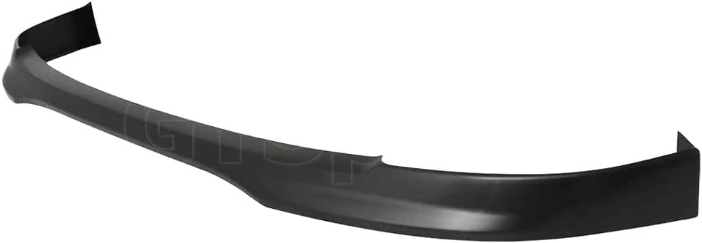 Compatible with/Replacement for Front Bumper Lip, Type-R Style PU Front Lip Spoiler Black, Fits 1992 1993 1994 1995 Honda Civic 4-Door Sedan