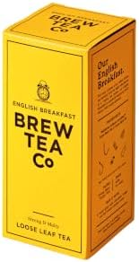 Brew Tea Company - English Breakfast Tea - No Dust - 113g of Loose Leaf Tea