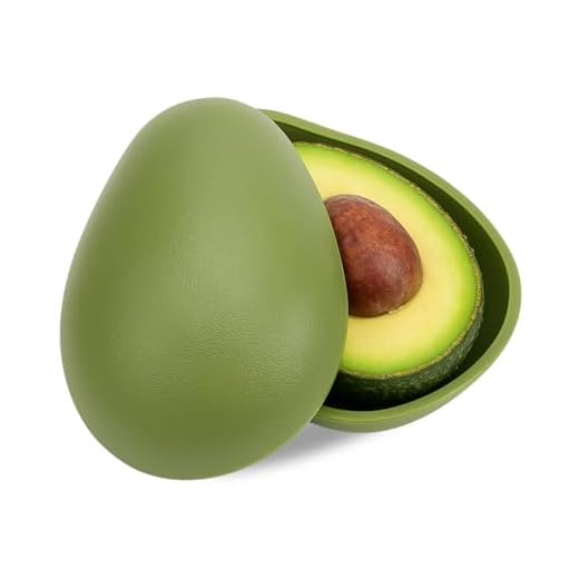 CHEFZOCO Guarda aguacate, guarda aguacate nevera, Recipiente para aguacates, Conserva avocado, Estuche de plástico para alimentos, Apto para Lavavajillas, Plástico libre de BPA, Verde