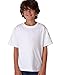 Fruit of the Loom Boys 8Pack White Crew-Neck T-Shirts Kids Undershirts (XL)