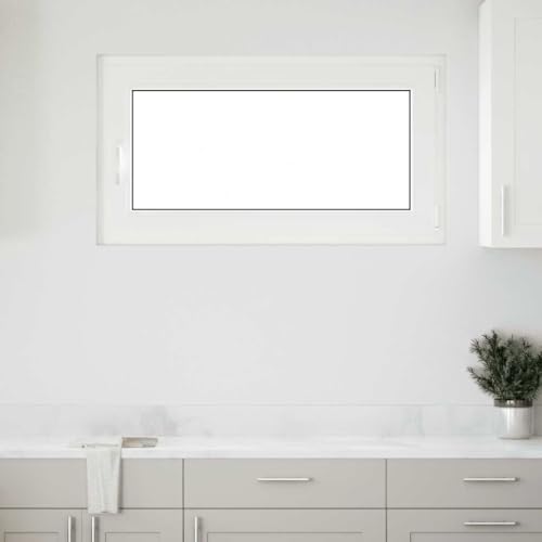 vidaXL Basement Window RISOR 110x60 cm Tilt&Turn DIN Right White, egress window, hopper window, window in the basement, window well, cellar windows