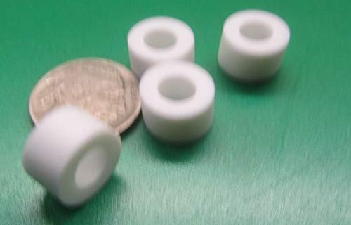 Polypropylene Spacer, Unthreaded, 500 OD x .252 ID x .250 Length, 10 Pcs.
