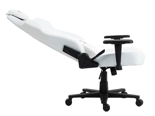 Gaming Chair SHUTTLE PM66 – Sedia da Gaming Ergonomica in PVC e Tessuto con Braccioli 3D Regolabili, Schienale Reclinabile, Cuscini Lombare e Cervicale – Colore Nera e Bianca - Sedia gaming - Immagine 4