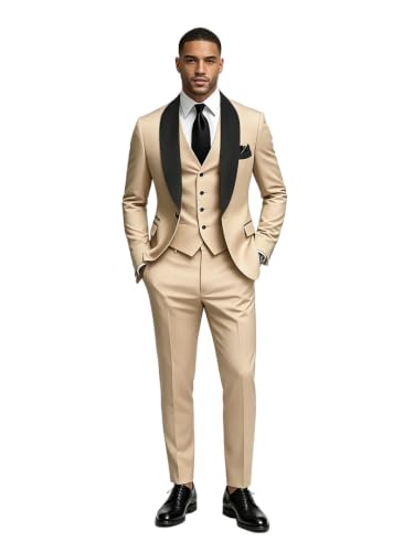 Costume Champagne homme fini les tenues ternes au mariage avec ce smoking