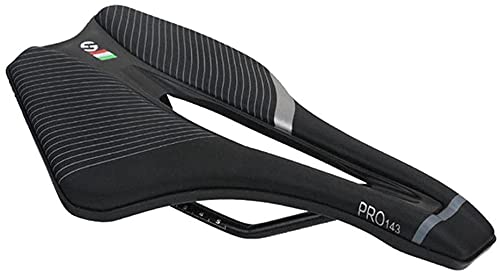 Fisecnoo Fahrradsattel, Rennradsattel, Trainingsqualität, Hauptstraße, Tt, Zeitfahrt, Triathlon, Fahrradkissen, leicht (Farbe: Silber) Cover