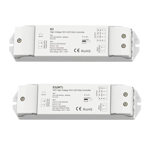 Contrôleur LED 220V S3 WT résout le sifflement des variateurs