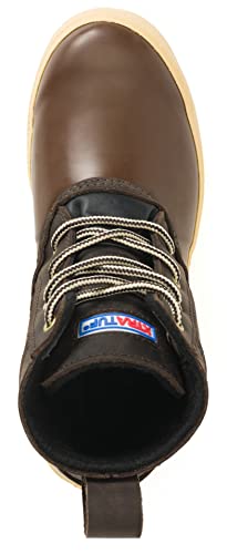 Xtratuf Women's 6In Casual Over-The-Ankle Waterproof Slip-Resistant Arch Support Leather Legacy Lace Boots, Chocolate, 8 #TOP4