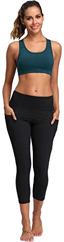 Image of Oalka Women's Racerback Sports Support Workout Running Bras | Oalka Women's Racerback Sports Support Workout Running Bras