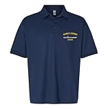 Military Productions US Navy USS Dwight D. Eisenhower CVN-69 Polo Shirt Officially Licensed X-Large Navy Blue