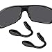 BLAZERBUCK Replacement Nose Pads Nose Piece for Oakley Split Shot OO9416/Crossrange OO9361/Split Time OO4129/Targetline OO9397 Sunglass - Black + Black