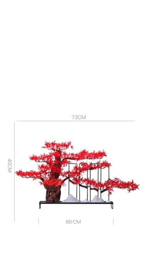 Maceta para arbol falso pino artificial decorativo de bienvenida para oficina y sala de estar 4
