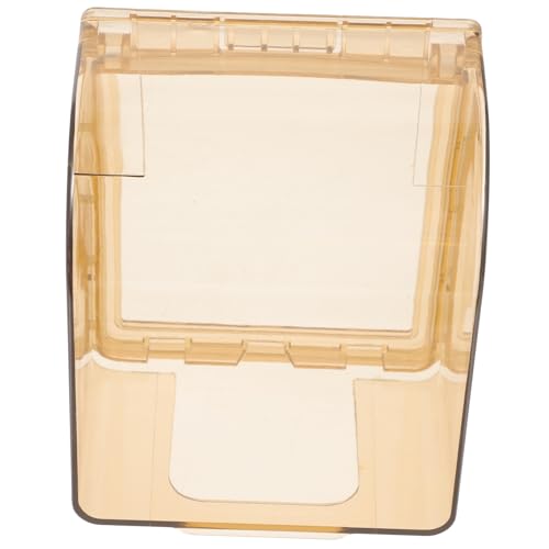 Levemolo Bathroom Socket Waterproof Cover Socket Protector Water-resist Outlet Cover Bathroom Outlet Cover Outlet Receptacle Protector Outlet Covers Plug Outlet Case Light Brown Plastic