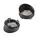 PBYMT Smoke Lens Cover, Bullet Turn Signal Light Bezels,Black Visor Style, Compatible for Harley Dyna Street Glide Road Softail Custom Cruiser 1986-2020