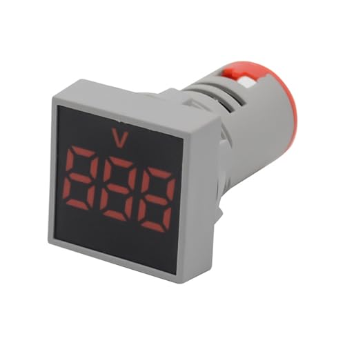 Voltímetro cuadrado AD16-22VMS indicador de señal DC de 1 unidad para panel