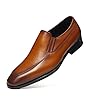 FRASOICUS Mens Dress Shoes Slip-on Loafers Leather Shoes for Men