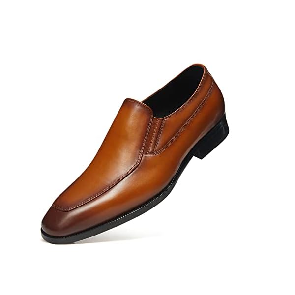 FRASOICUS Mens Dress Shoes Slip-on Loafers Leather Shoes for Men