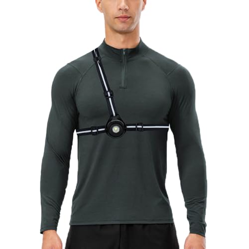 Running Light, Run Light for Runners Body Torch Chest Light, Rechargeable Chest LED Lamp with Reflective Band, Front Body Torch Rear Safety Warning, Jogging Hiking Running Light, Run Light for Runners Body Torch Chest Light, Rechargeable Chest LED Lamp with Reflective Band, Front Body Torch Rear Safety Warning, Jogging Hiking
