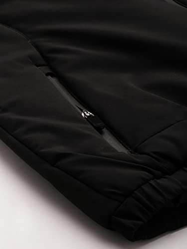 Image of The Indian Garage Co Men Slim Fit Solid Puffer Jackets