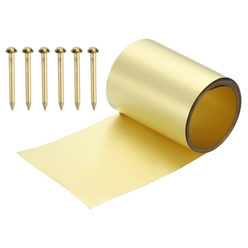 Feuille de laiton film métallique 38 Gauge rouleau cuivre pour soudure DIY