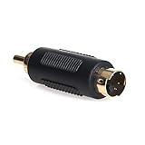 NANYI S-Video Male to RCA Male Mini Din 4 PIN Composite Cable Adapter, Gender Change Coupler...