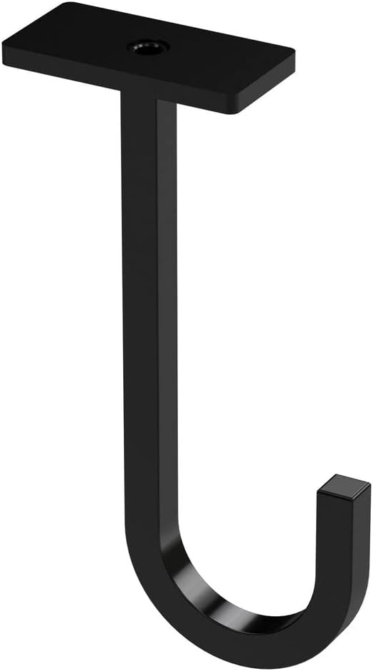 National Hardware N275-510 Extended Ceiling Hook, 5, Black