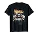 Back To The Future Vintage Delorean Peel Out Graphic T-Shirt