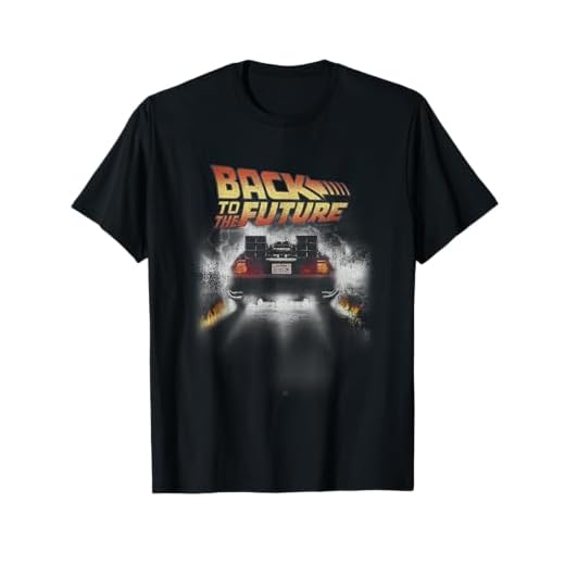 Back to The Future Vintage Delorean Peel Out T-Shirt