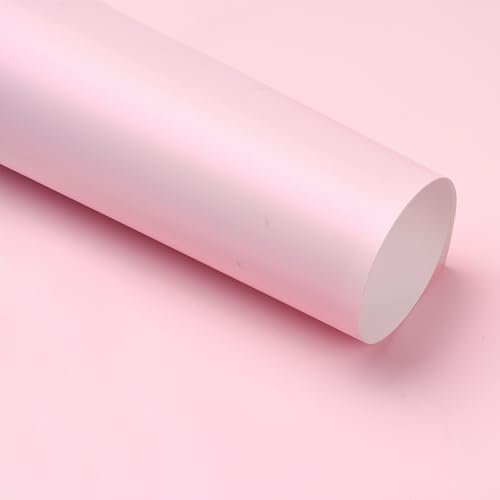 Image of Matte Light Pink to Purple Chameleon Car Vinyl Wrap Satin Finish Color Changing Self Adhesive DIY Car Body Film for Vehicle Interior Exterior Decoration, 59.84 inch x 629.92 inch (The Whole Roll)