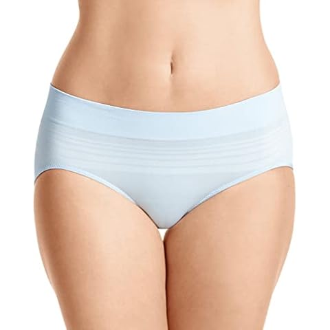 Warner's Women's No Pinching No Problems Seamless Hipster Panty, Bluefog, S Cover