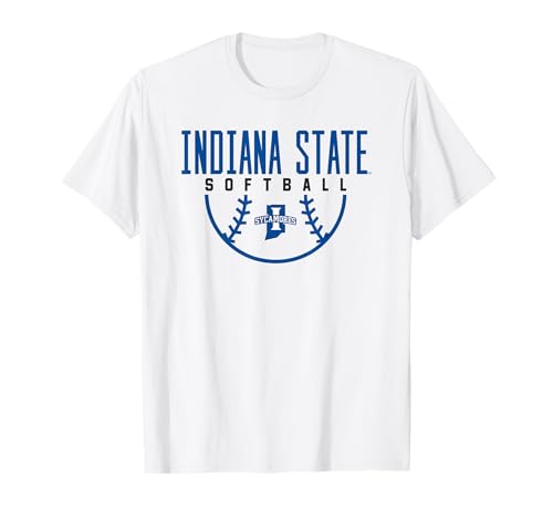 Indiana State University Sycamores Softball Arch T-Shirt