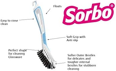 Sorbo Dish Brush, Blue, 6 x 10 x 26 cm