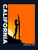 jp surfboard gebraucht  California Notebook. Composition Notebook. College Ruled. 8.5 x 11. 120 Pages. Gift for California Lovers, Fans of Los Angeles and Surf Lovers.