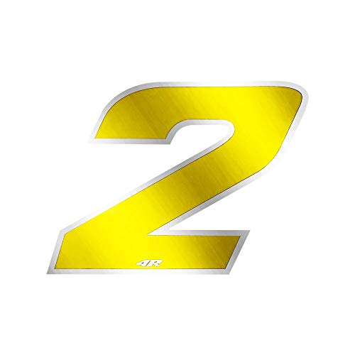 Image of Racing Number 2 Anodized Medium, Yellow