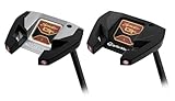 TaylorMade Spider GT Putter, 3 cuellos inclinados, plateado o negro (negro, 35 pulgadas)